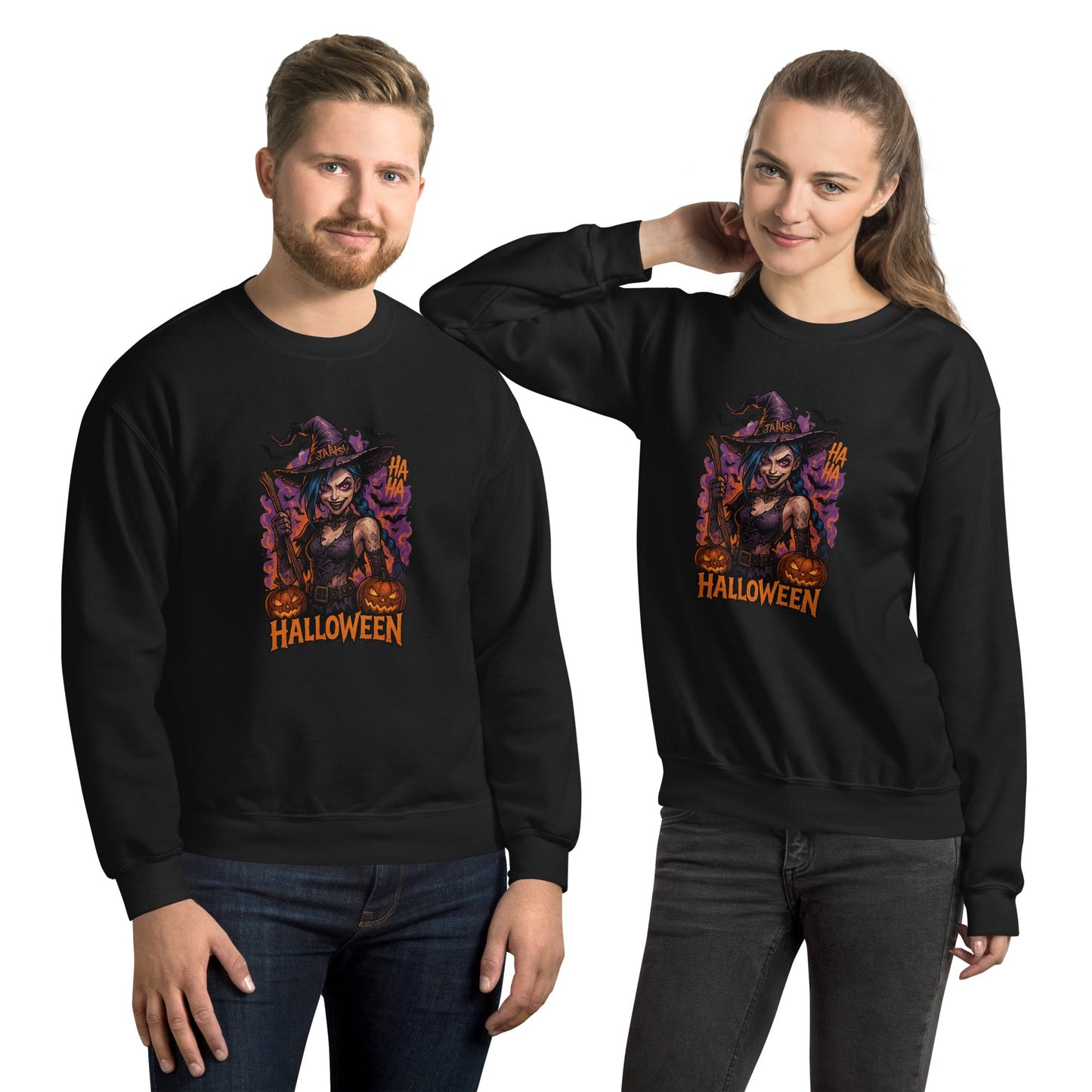 Jinx Witch Halloween Edition Unisex Sweatshirt - Arcane Secret Shop
