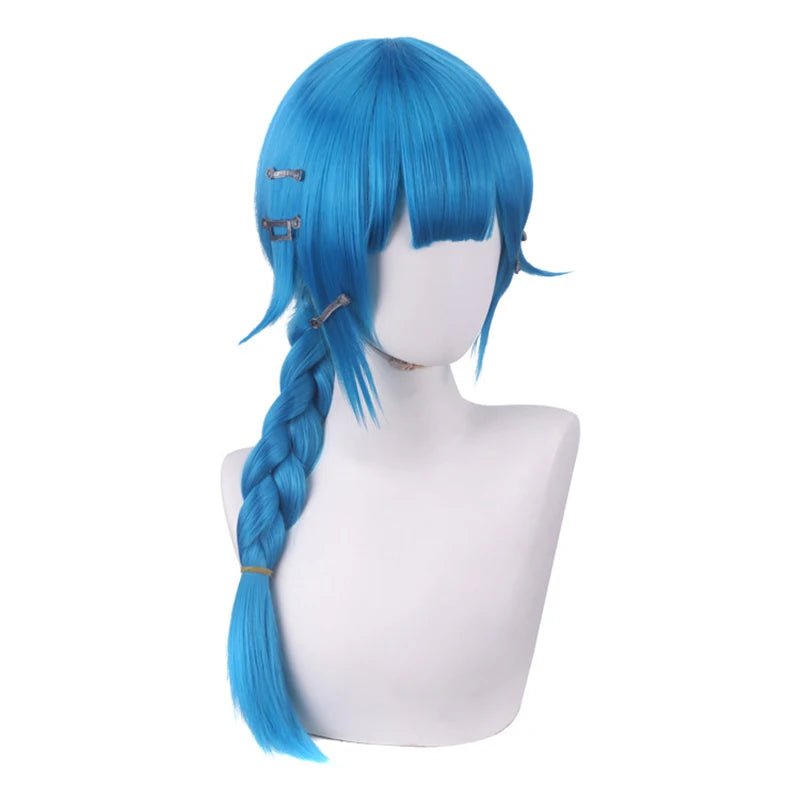 Arcane Jinx Blue Braid Wig Cosplay - Arcane Secret Shop
