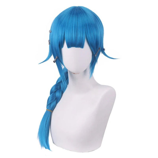 Arcane Jinx Blue Braid Wig Cosplay - Arcane Secret Shop