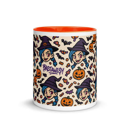 Chibi Jinx Halloween Pattern Limited Edition Mug - Arcane Secret Shop