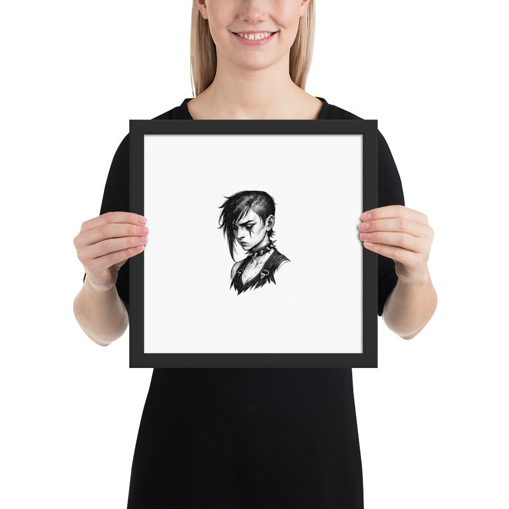 Framed Goth Vi Poster - Arcane Secret Shop
