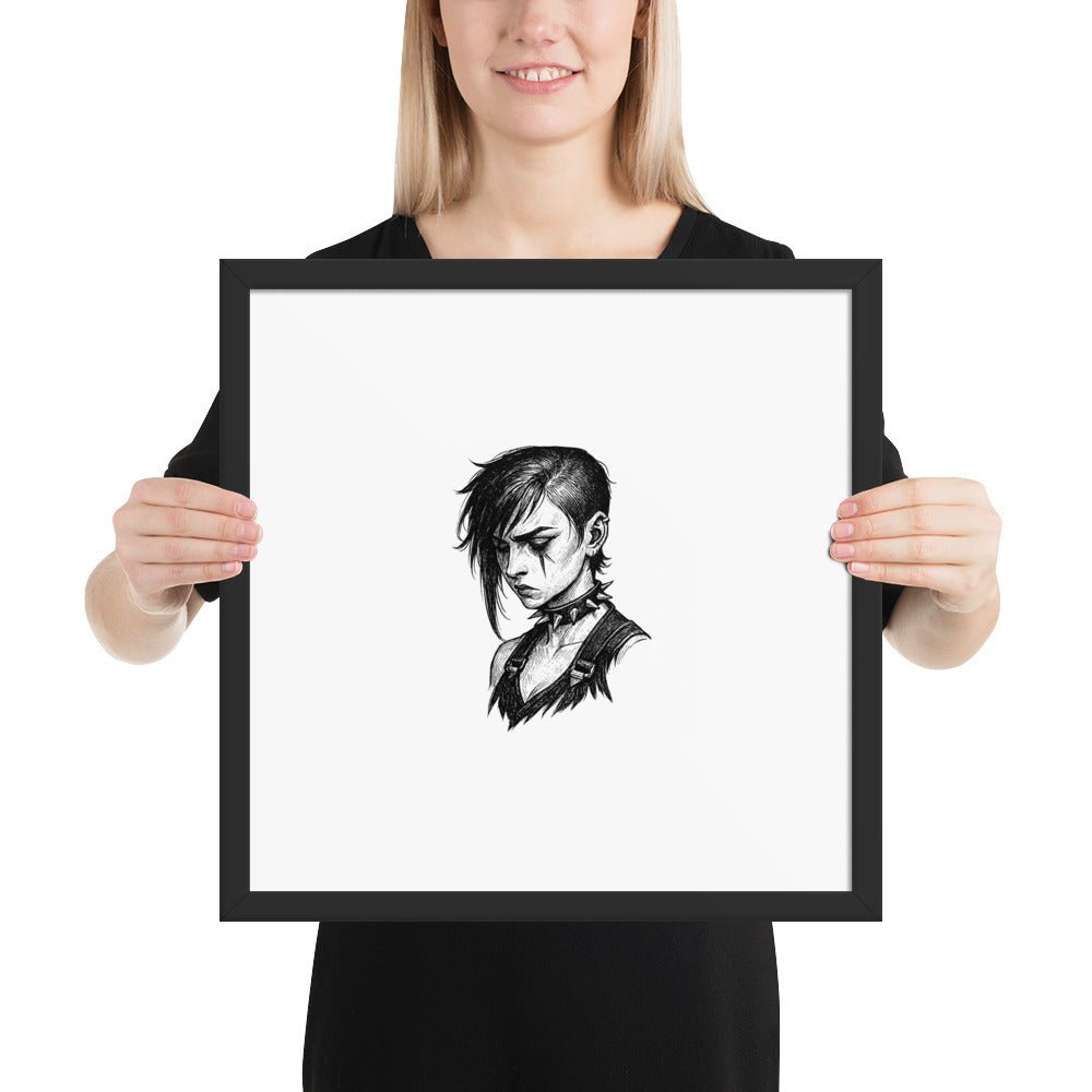 Framed Goth Vi Poster - Arcane Secret Shop