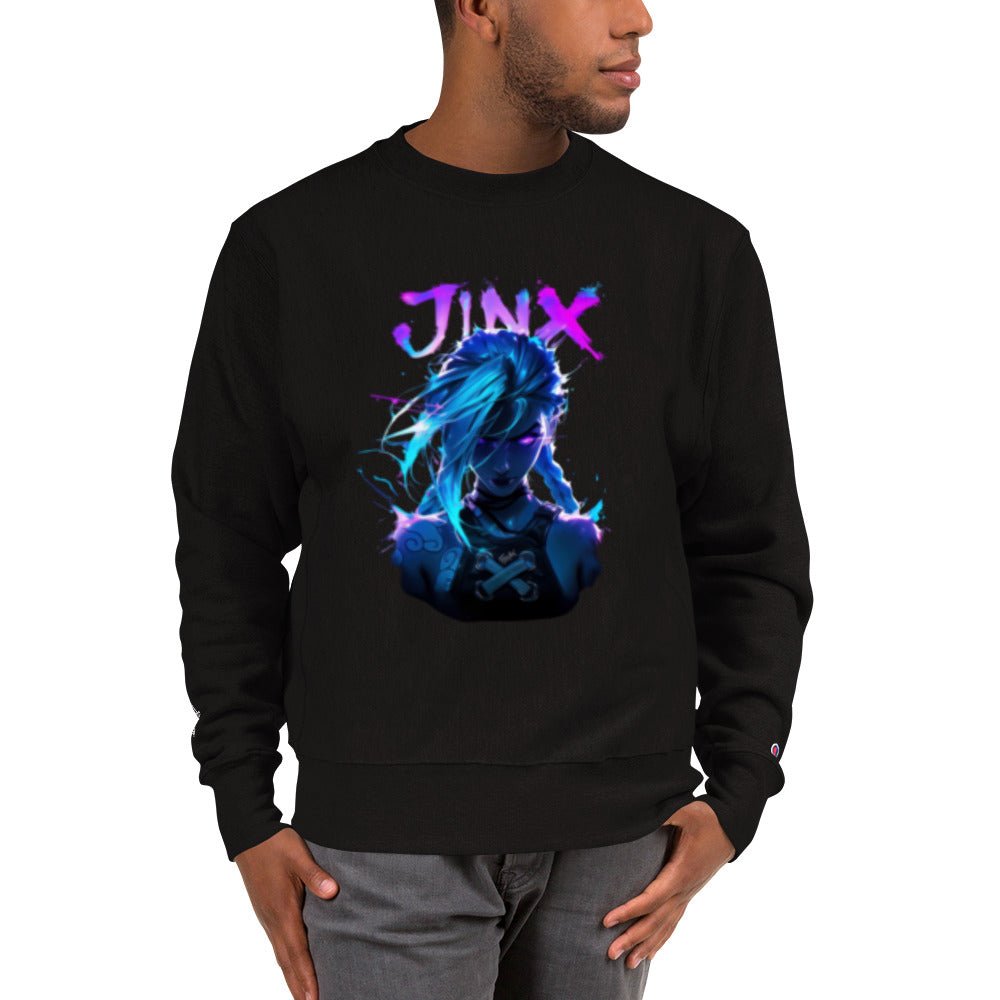 Jinx Men’s Champion Brand Sweatshirt - Arcane Secret Shop