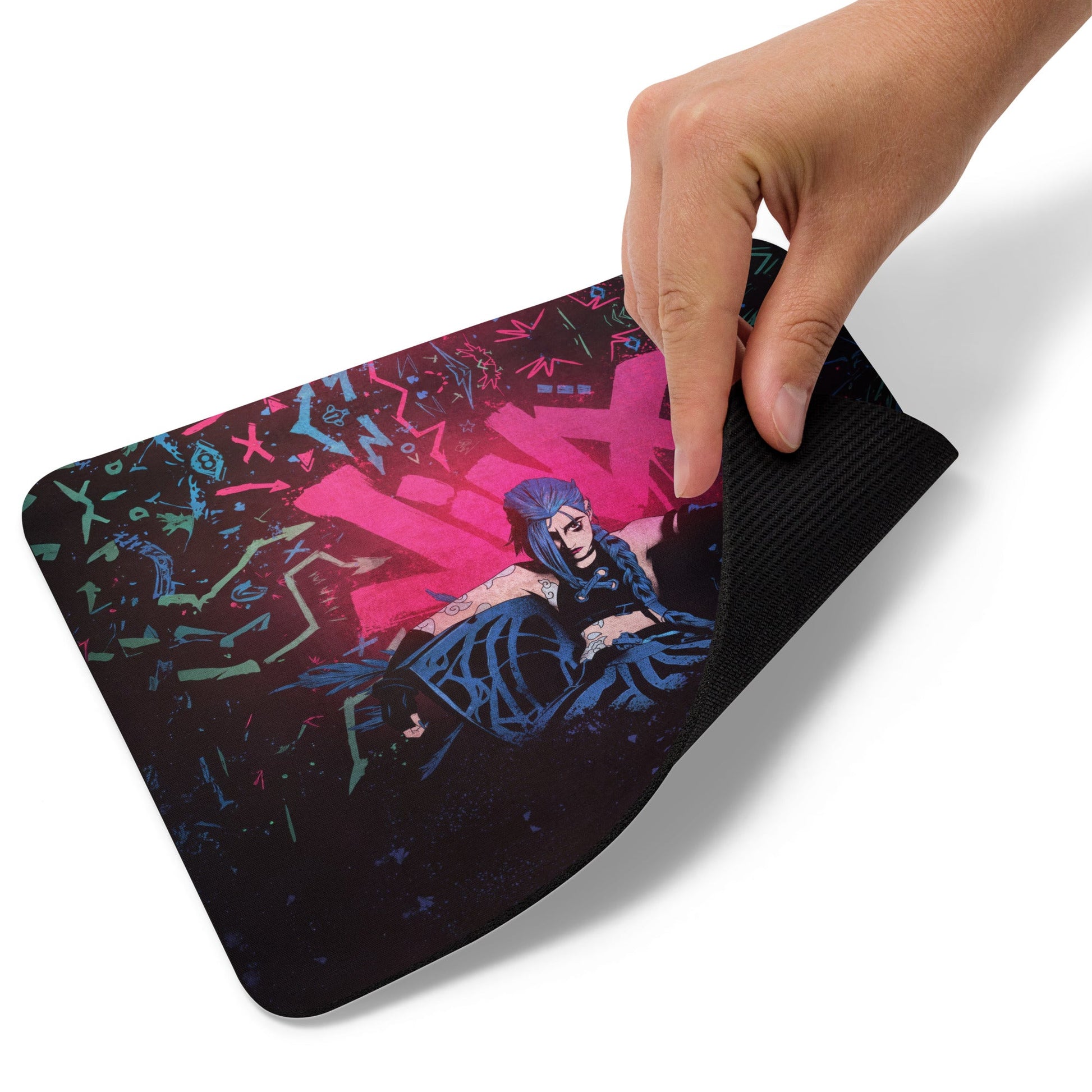 Jinx Neon Edition Mouse pad - Arcane Secret Shop