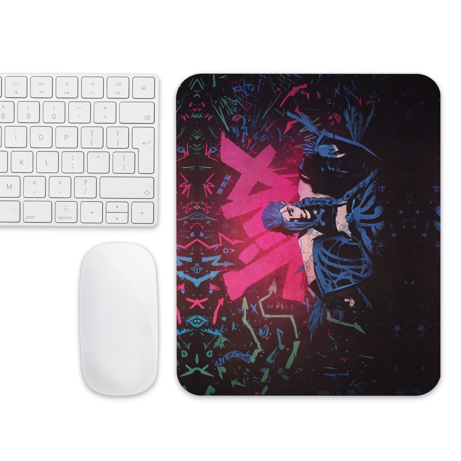 Jinx Neon Edition Mouse pad - Arcane Secret Shop