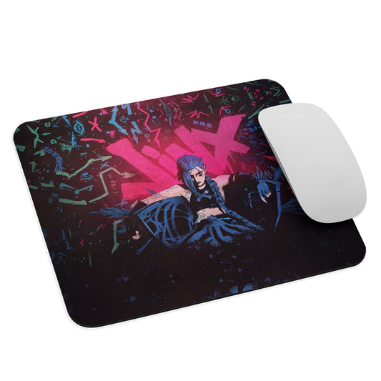 Jinx Neon Edition Mouse pad - Arcane Secret Shop