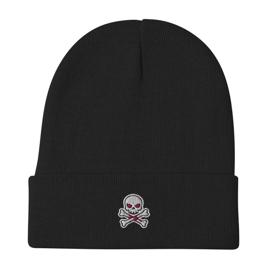 Jinx Skull Embroidered Beanie - Arcane Secret Shop