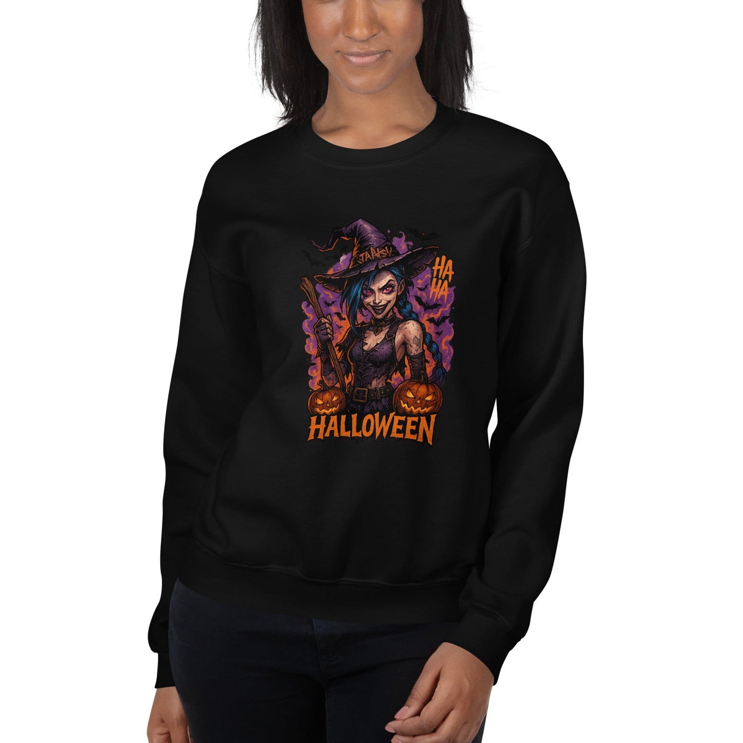 Jinx Witch Halloween Edition Unisex Sweatshirt - Arcane Secret Shop