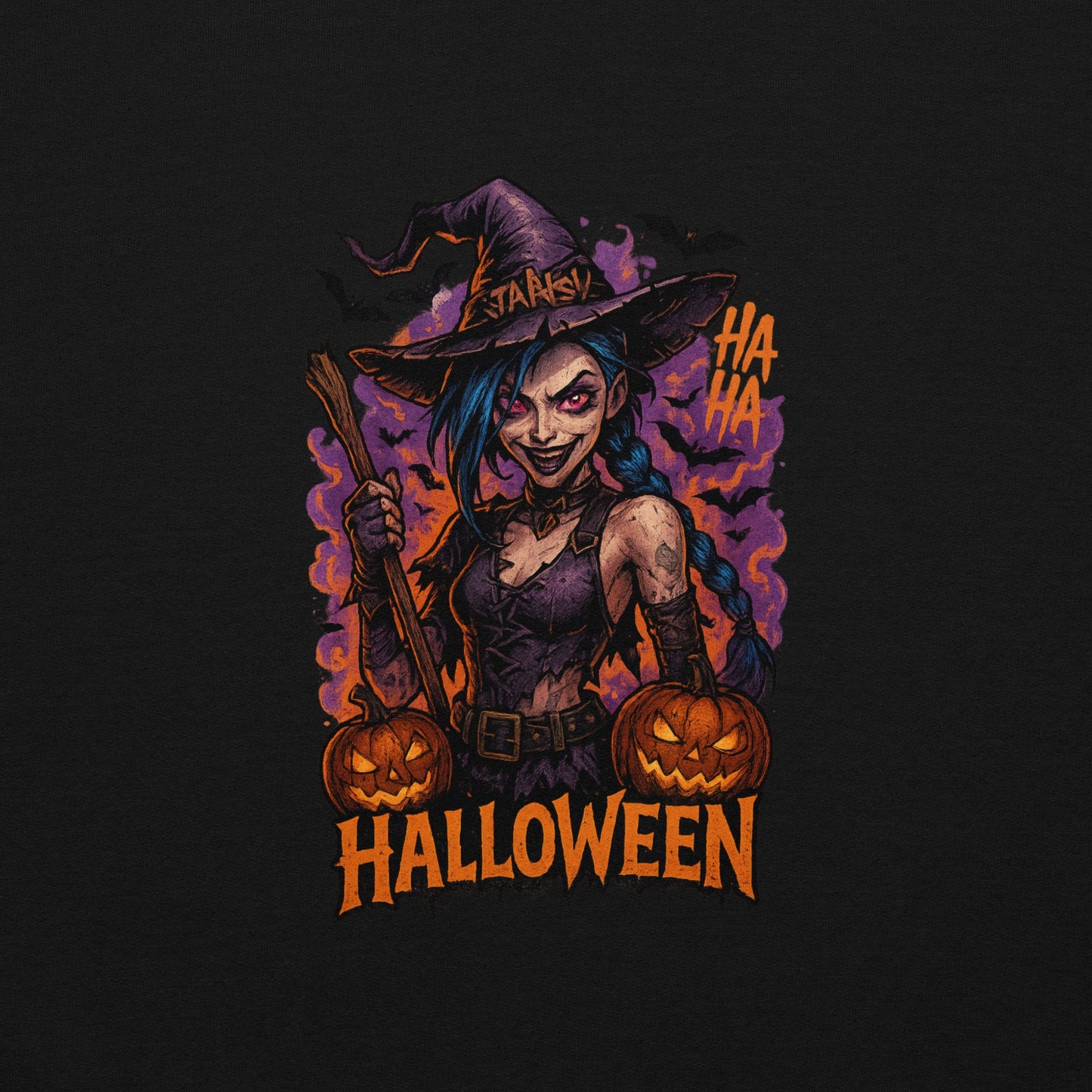 Jinx Witch Halloween Edition Unisex Sweatshirt - Arcane Secret Shop